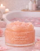 Crystallove Rose Quartz Shimmer Body Scrub piling za telo 200 g