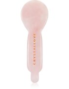Crystallove Rose Quartz Spoon Eye Gua Sha pripomoček za masažo za predel okoli oči 1 kos