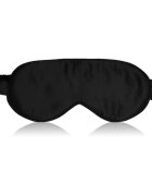 Crystallove Silk Eye Mask maska za spanje Black 1 kos