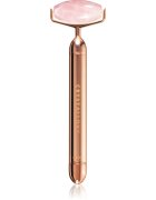 Crystallove Vibrating Roller Rose Quartz pripomoček za masažo za obraz 1 kos