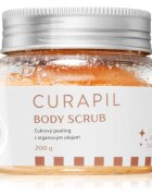 Curapil Body scrub sladkorni piling za telo z arganovim oljem 250 g