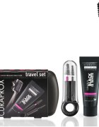 Curaprox Travel Set Black is White Potovalni set za zobe jezik in dlesni