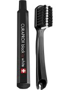Curaprox Travel Set Black is White Potovalni set za zobe jezik in dlesni