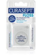 Curasept Dental Tape PTFE Flat Section zobni trak s teflonsko površino z antibakterijskim dodatkom 35 m