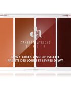 Danessa Myricks Beauty Dewy Cheek & Lip Palette večnamenska paleta za obraz odtenek Dew It Undercover 25 g