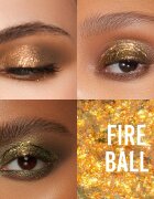 Danessa Myricks Beauty Infinite Chrome Flakes bleščeča senčila za oči odtenek Fire Ball 3.8 g