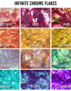 Danessa Myricks Beauty Infinite Chrome Flakes bleščeča senčila za oči odtenek Moonlight 38 g