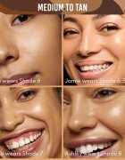 Danessa Myricks Beauty Yummy Skin Serum Skin Tint vlažilni tekoči puder z gladilnim učinkom odtenek 6.5 - Medium With Cool Undertones 45 ml