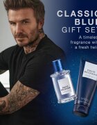 David Beckham Classic Blue darilni set za moške