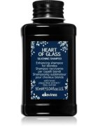 Davines Heart of Glass Silkening Shampoo nežni čistilni šampon za blond lase 90 ml