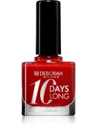 Deborah Milano 10 Days Long hitro sušeči lak za nohte odtenek 161 Dark Red 11 ml
