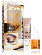 Delia Cosmetics Cameleo profesionalna kremasta barva za obrvi brez amoniaka odtenek 4.0 Brown 15 ml
