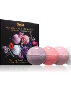 Delia Cosmetics Fizzing Bath Bombs Floral Mix darilni set za kopel 4x100 g