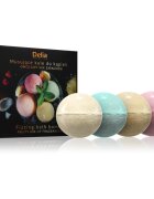 Delia Cosmetics Fizzing Bath Bombs Fruity Mix darilni set za kopel 4x100 g
