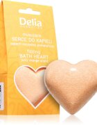 Delia Cosmetics Fizzing Bath Heart Orange kroglica za kopel 100 g