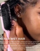 Denman Detangling D90 The Mini Detangler krtača za lažje razčesavanje las Pink Crush 1 kos
