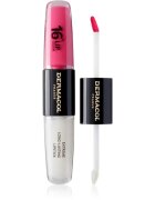 Dermacol 16H Lip Colour Dolgoobstojna šminka in sijaj za ustnice odtenek 18 Cotton Candy 2x4 ml