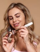 Dermacol Caviar Long Stay dolgoobstojni tekoči puder z izvlečki kaviarja in izpopolnjevalni korektor odtenek 1 Pale 30 ml
