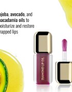 Dermacol Diamond Lip Oil tonirno olje za ustnice z učinkom povečanja odtenek 06 Berry Bloom 4 ml