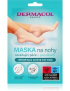 Dermacol Foot Mask Refreshing & Cooling regeneracijska maska za stopala v obliki nogavic z osvežujočim učinkom 1 par