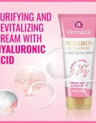 Dermacol Hyaluron nežna čistilna krema za obraz in oči 100 ml