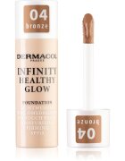 Dermacol Infinity Healthy Glow tekoči puder SPF 10 odtenek 04 Bronze 20 g