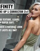 Dermacol Infinity visoko prekrivni tekoči puder SPF 15 odtenek 03 Sand 20 g