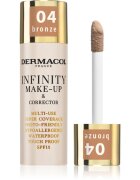 Dermacol Infinity visoko prekrivni tekoči puder SPF 15 odtenek 04 Bronze 20 g