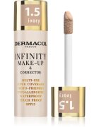 Dermacol Infinity visoko prekrivni tekoči puder SPF 15 odtenek 1.5 Ivory 20 g