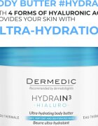 Dermedic Hydrain3 Hialuro intenzivno vlažilno maslo za telo 225 ml