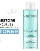 Dermedic Normacne Preventi pomirjajoči čistilni tonik za mastno in mešano kožo 200 ml