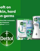 Dettol Kids No-Touch brezstični dozirnik mila 250 ml