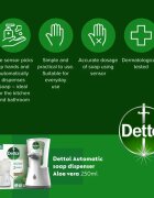 Dettol Soft on Skin Aloe Vera brezstični dozirnik mila 250 ml