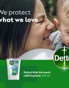 Dettol Soft on Skin Kids Explorer Power polnilo za brezstični dozirnik mila 250 ml