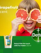Dettol Soft on Skin Kids Fun Maker polnilo za brezstični dozirnik mila 250 ml