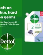Dettol Soft on Skin Lavender tekoče milo nadomestno polnilo 500 ml