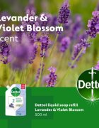 Dettol Soft on Skin Lavender tekoče milo nadomestno polnilo 500 ml