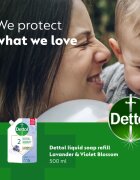 Dettol Soft on Skin Lavender tekoče milo nadomestno polnilo 500 ml