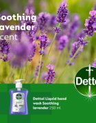 Dettol Soft on Skin Lavender tekoče milo za roke 250 ml