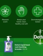 Dettol Soft on Skin Lavender tekoče milo za roke 250 ml