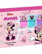 Disney Minnie Nail Set set lakov za nohte za otroke 3y+ Pink Blue Purple 3x4.5 ml