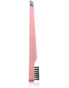 Diva & Nice Cosmetics Accessories pinceta poševna s krtačko Pink 1 kos