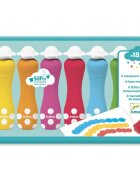 DJECO 6 Foam Markers penaste barve z aplikatorjem 18m+ 6 kos