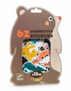 DJECO Forest Animals Baby Stickers nalepke 18m+ 62 kos