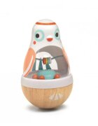 DJECO Wood Roly-Poly Owl igrača 10m+ 1 kos