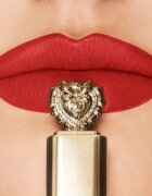 Dolce&Gabbana Flawless Everkiss Liquid Lip Mini mat tekoča šminka odtenek 405 Devotion - Perfect Vibrant Red 3 ml