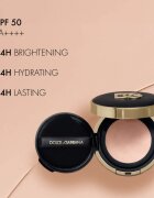 Dolce&Gabbana Fresh Rose Glow Cushion Refill posvetlitveni in vlažilni tekoči puder nadomestno polnilo odtenek 3C 15 g