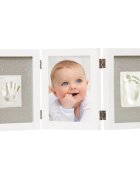 Dooky Luxury Memory Box Triple Frame Printset set za odtis dojenčkovih dlani in stopal 1 kos