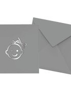 Dooky Luxury Memory Box Triple Frame Printset set za odtis dojenčkovih dlani in stopal 1 kos
