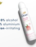 Dove 0% ALU Fresh Rose antiperspirant v pršilu brez aluminija 150 ml